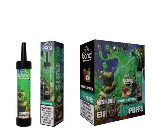 Bang 36000 Puffs Disposable Vape -650mAh Battery. 40ml E-liquid. Multiple Nicotine 12 Flavors