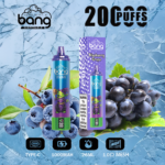Bang King Double Crystal 20000 Puffs Vape 20K Disposable Vape Pen E Cigarette Prefilled-650mAh Battery. 25ml E-liquid. Multiple Nicotine 12 Flavors