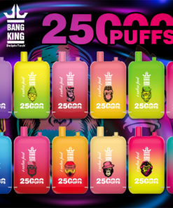 Bang King Double Crystal 25000 Puffs Vape 25K Disposable Vape Pen E Cigarette Prefilled 25ml 650mAh 25K Puff Disposable Vape | 30ml Capacity | Double Mesh Coil