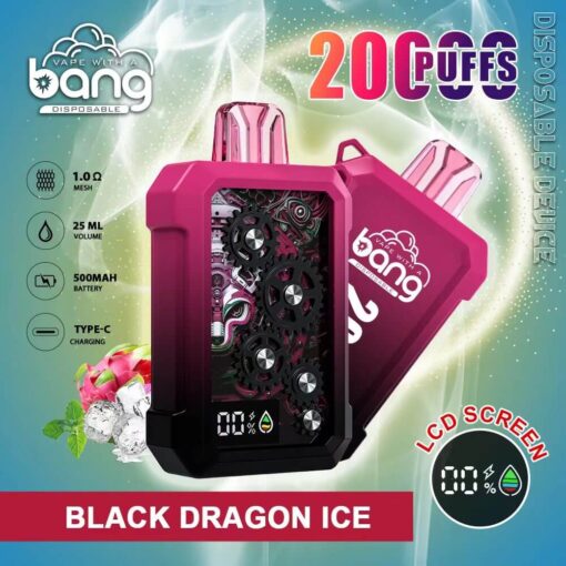 Bang King Double Crystal 20000 Puffs Vape 20K Disposable Vape Pen E Cigarette Prefilled 25ml 650mAh