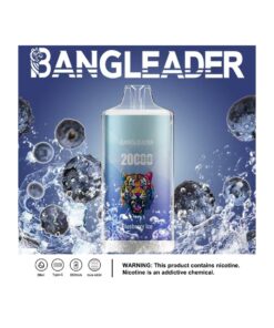 Bang King Double Crystal 20000 Puffs Vape 20K Disposable Vape Pen E Cigarette Prefilled-500mAh Battery. 25ml E-liquid. Multiple Nicotine 12 Flavors
