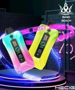Bang King Double Crystal 20000 Puffs Vape 20K Disposable Vape Pen E Cigarette Prefilled-500mAh Battery. 25ml E-liquid. Multiple Nicotine 12 Flavors