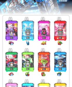 Bang King Box Double Crystal 20000 Puff 20k Display Screen Disposable Electronic Cigarette Vape-850mAh Battery. 40ml E-liquid. Multiple Nicotine 12 Flavors