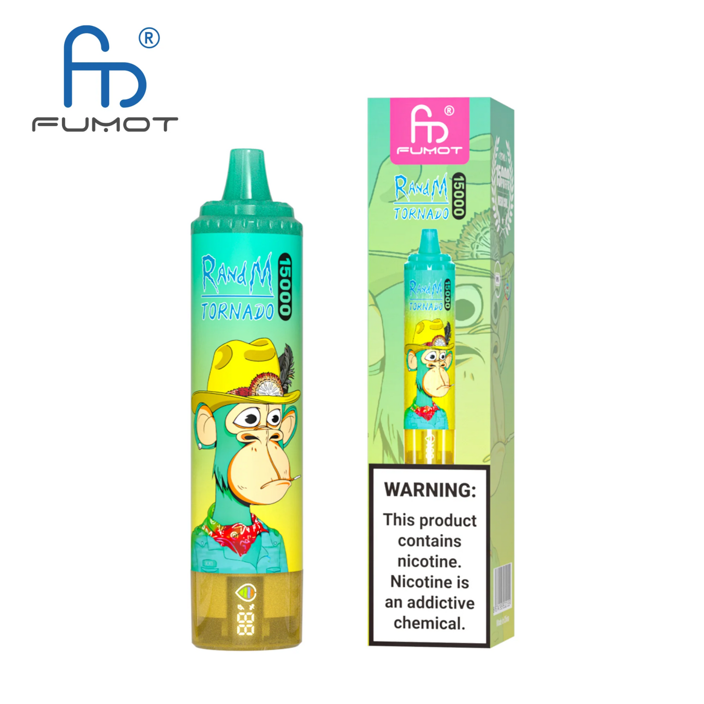 Randm Tornado 15000 Puffs Disposable Vape  25ml 850mah 41 Flavors