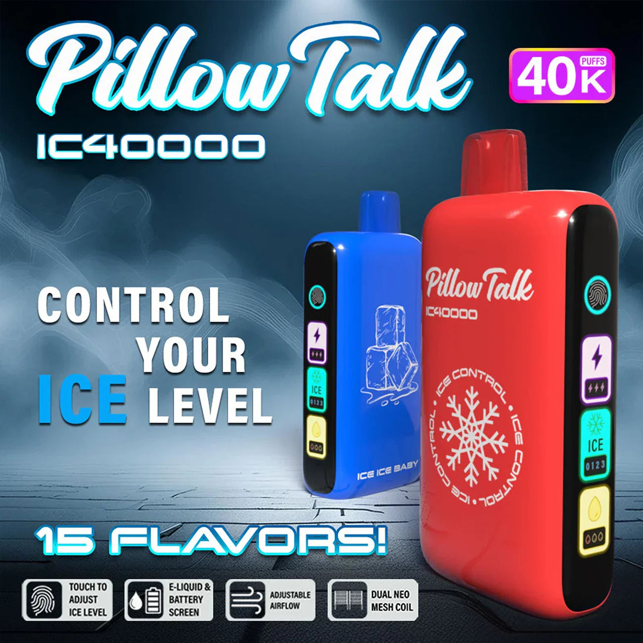 Pillow Talk Ice Control IC40000 Einweg-E-Zigarette