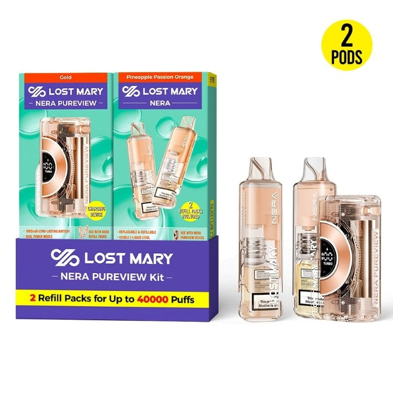 Lost Mary Nera Pureview 40K Disposable Vape Kit 24ml 5%