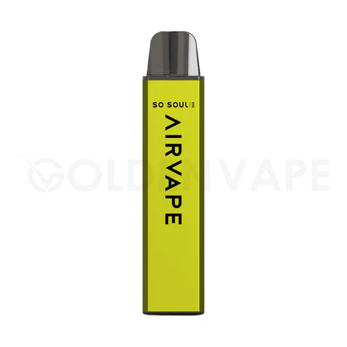 10 Pieces So Soul AIRVAPE Bar 600 Puff Disposable Vape Nic Salt 20mg