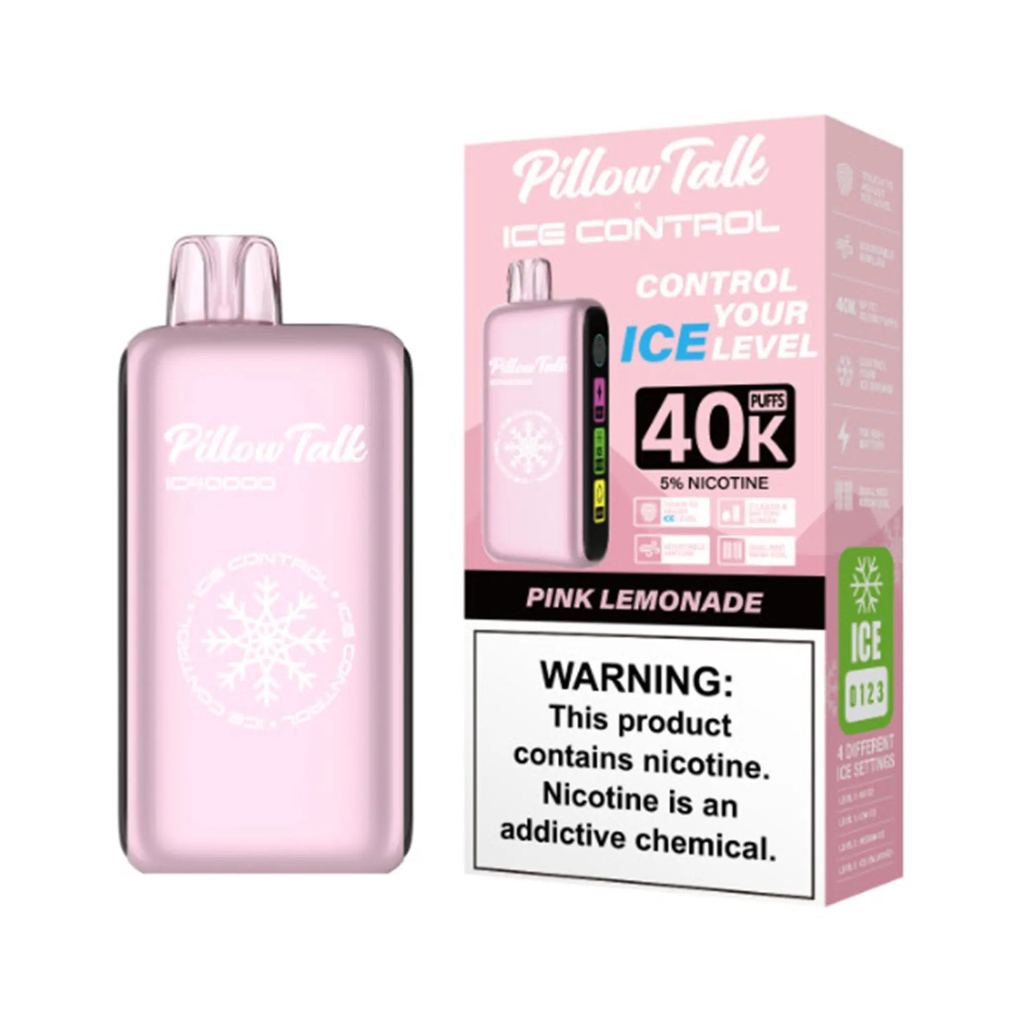 Pillow Talk Ice Control IC40000 Einweg-E-Zigarette