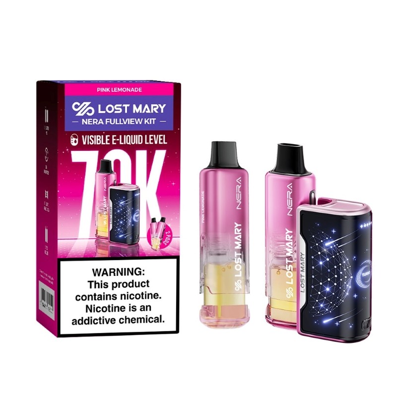 Lost Mary Nera Fullview 70K Disposable Vape Kit 24ml 5%