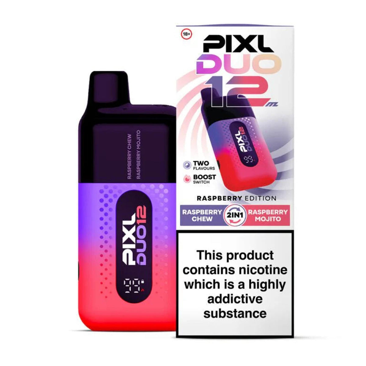 Pixl Duo 12000 Pre-Filled Pod Vape Kit - Box of 5
