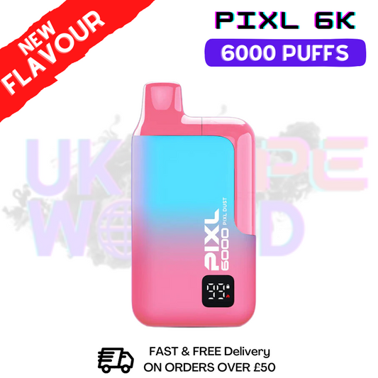 Pixl Dust Pixl 6000 6K Puff Einweg-Zigarette - Nur 9,99 £
