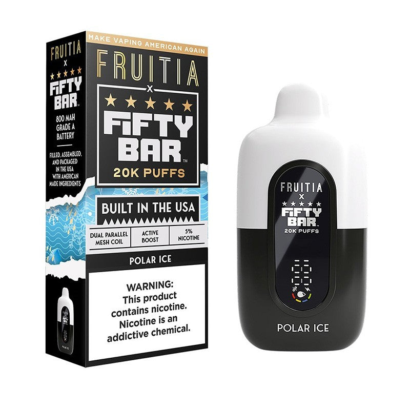 Fruitia X Fifty Bar 20K Disposable Vape 18ml 5%