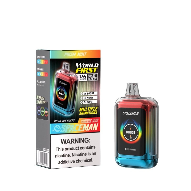 Spaceman Curve 18K Einweg-E-Zigarette 16,5 ml