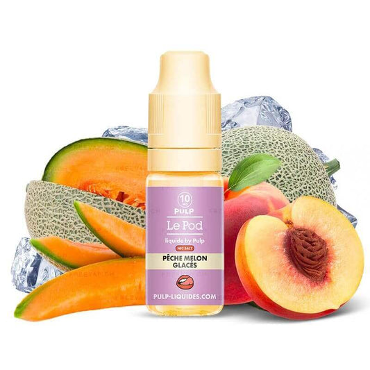 PULP Le Pod Pêche Melon Glacés - Sel de Nikotin 10 ml