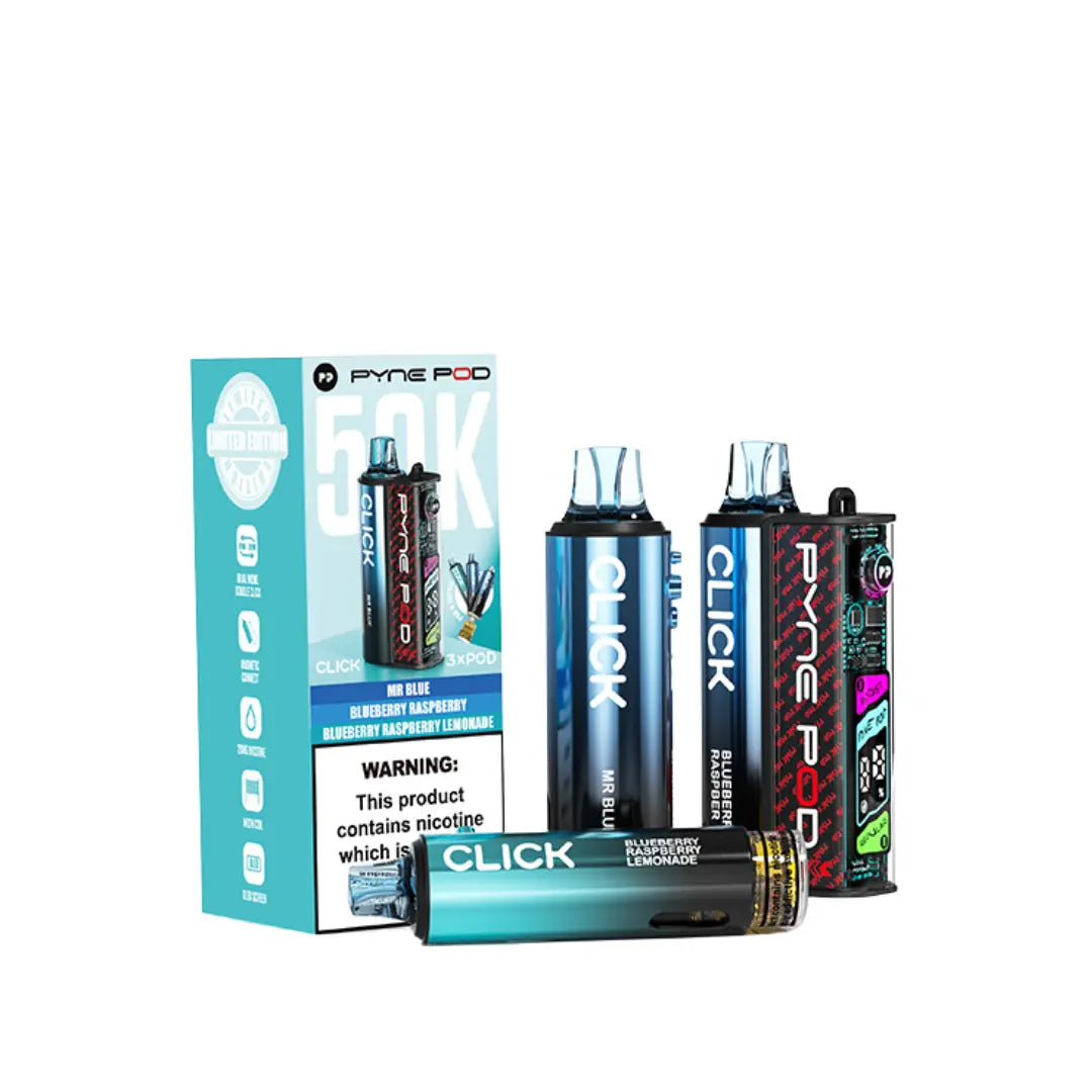 Pyne Pod Click 50K Puffs Prefilled & Reusable Pod Kit