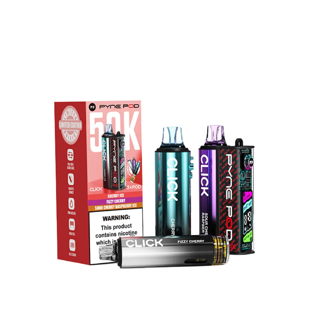Pyne Pod Click 50K Puffs Prefilled & Reusable Pod Kit