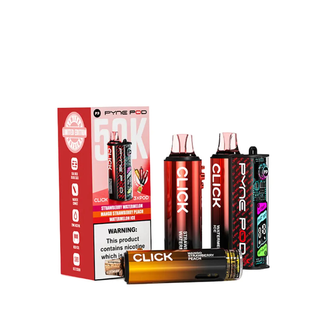 Pyne Pod Click 50K Puffs Prefilled & Reusable Pod Kit