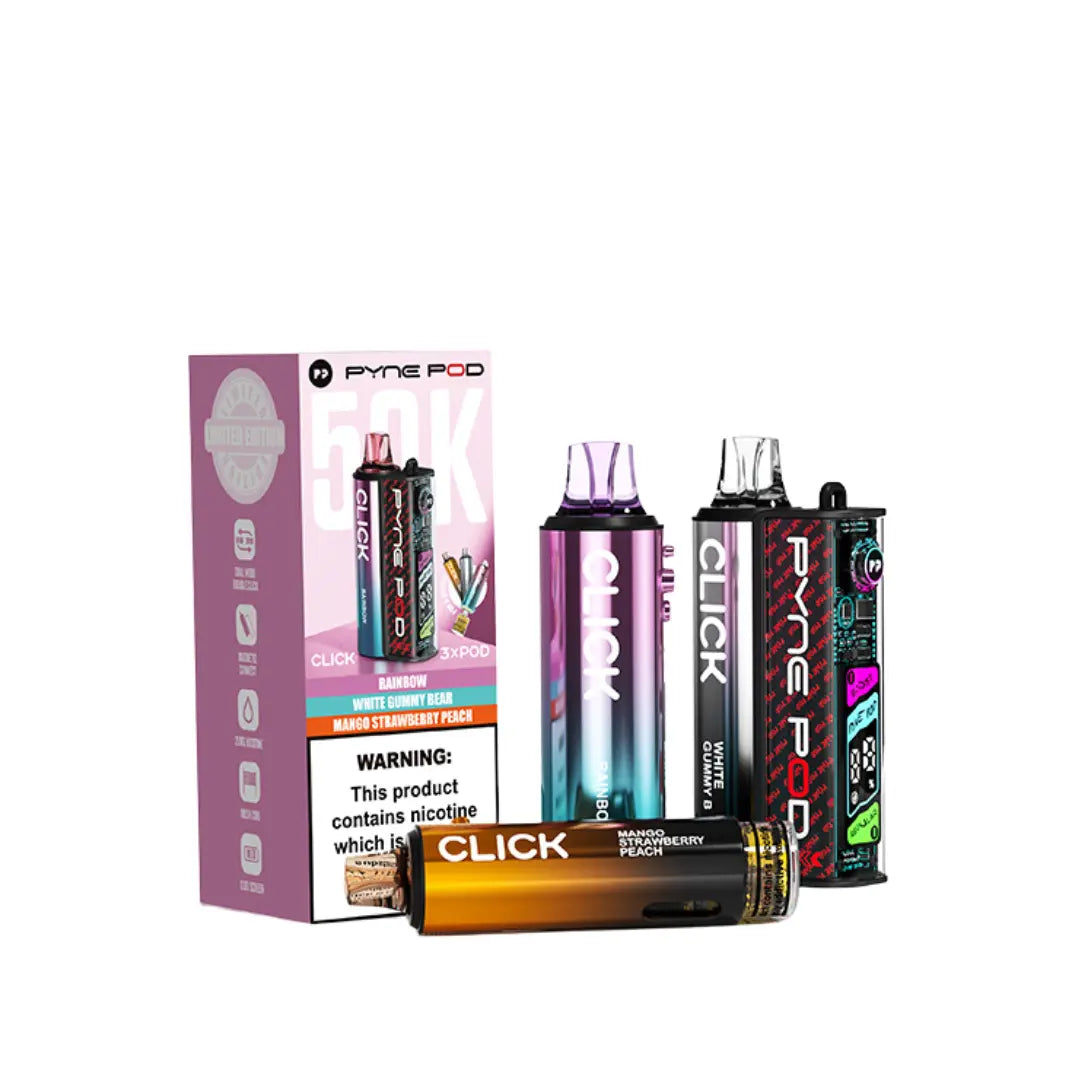 Pyne Pod Click 50K Puffs Prefilled & Reusable Pod Kit