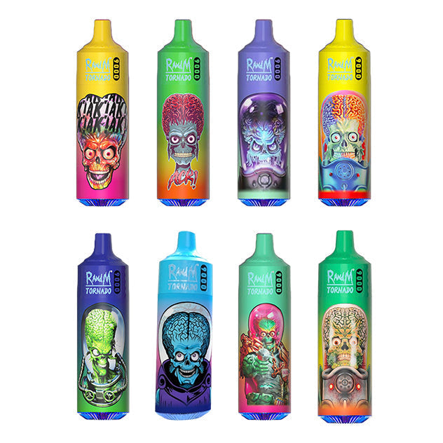 R&amp;M Tornado 9000 Züge Einweg-E-Zigarette 18 ml