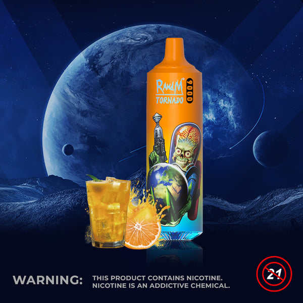 R&amp;M Tornado 9000 Züge Einweg-E-Zigarette 18 ml