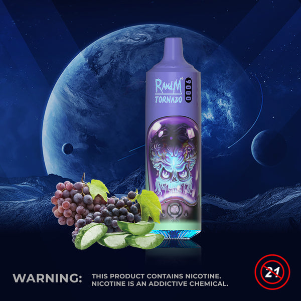 R&amp;M Tornado 9000 Züge Einweg-E-Zigarette 18 ml