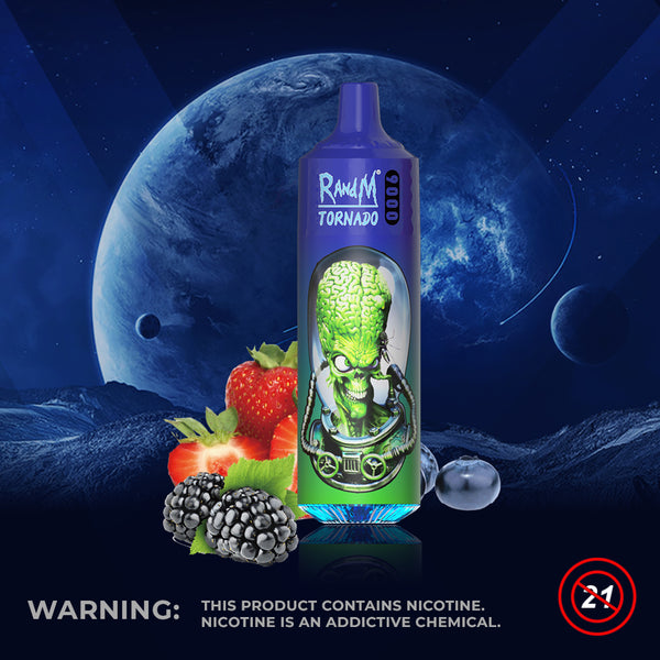R&amp;M Tornado 9000 Züge Einweg-E-Zigarette 18 ml