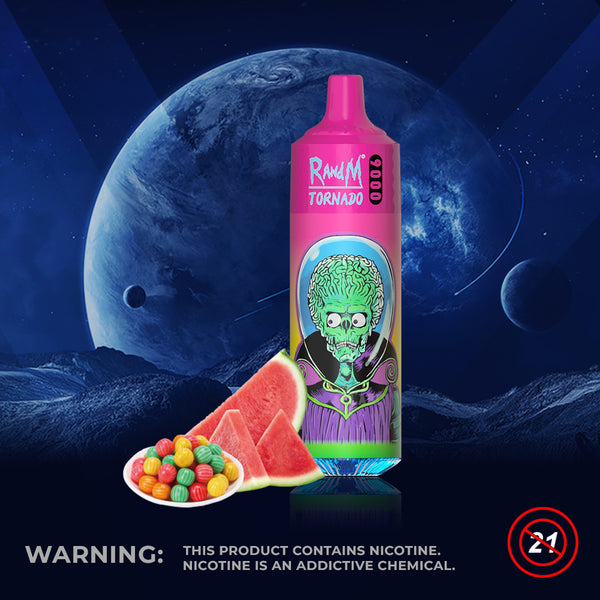 R&amp;M Tornado 9000 Züge Einweg-E-Zigarette 18 ml