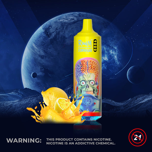 R&amp;M Tornado 9000 Züge Einweg-E-Zigarette 18 ml