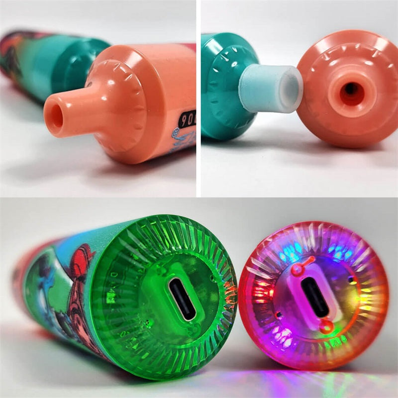 R&amp;M Tornado 9000 Züge Einweg-E-Zigarette 18 ml