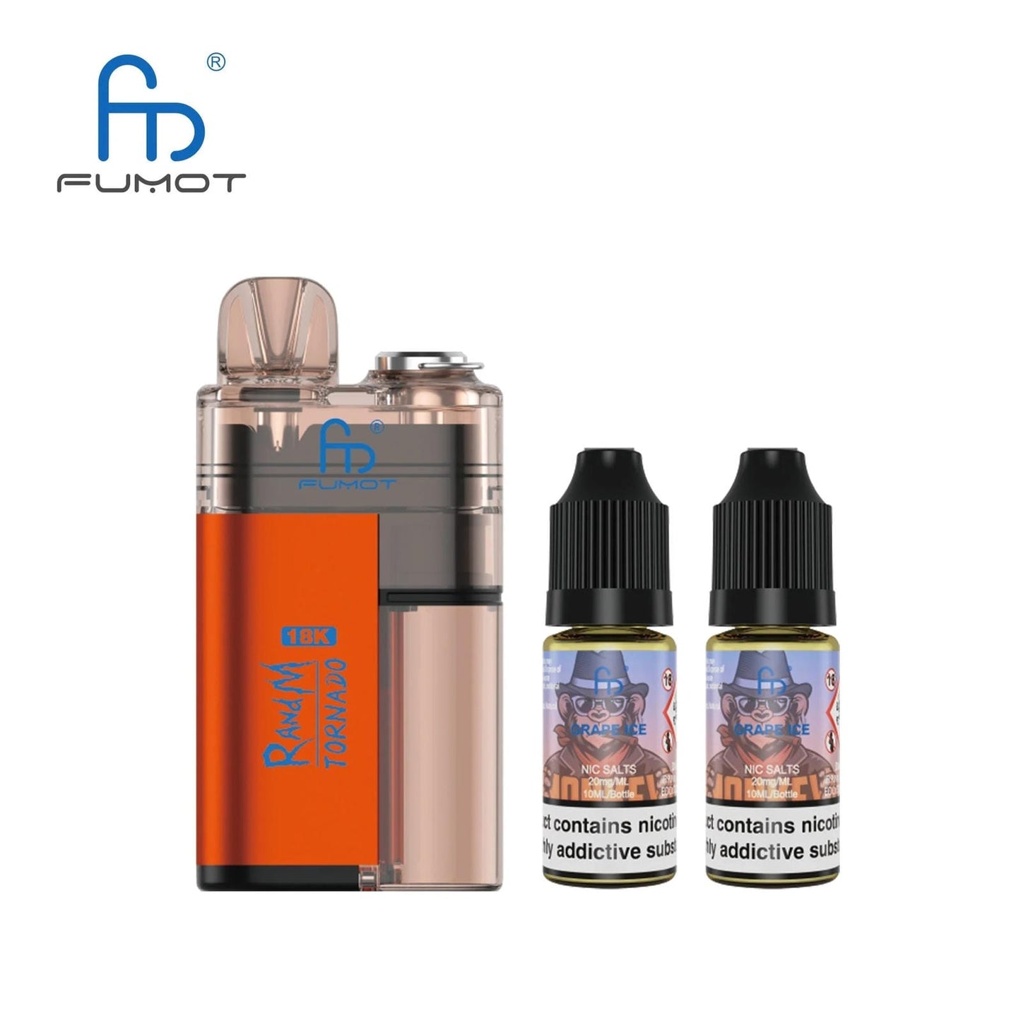 RandM Tornado 18000 Prefilled Vape Pod Kit - Box of 5