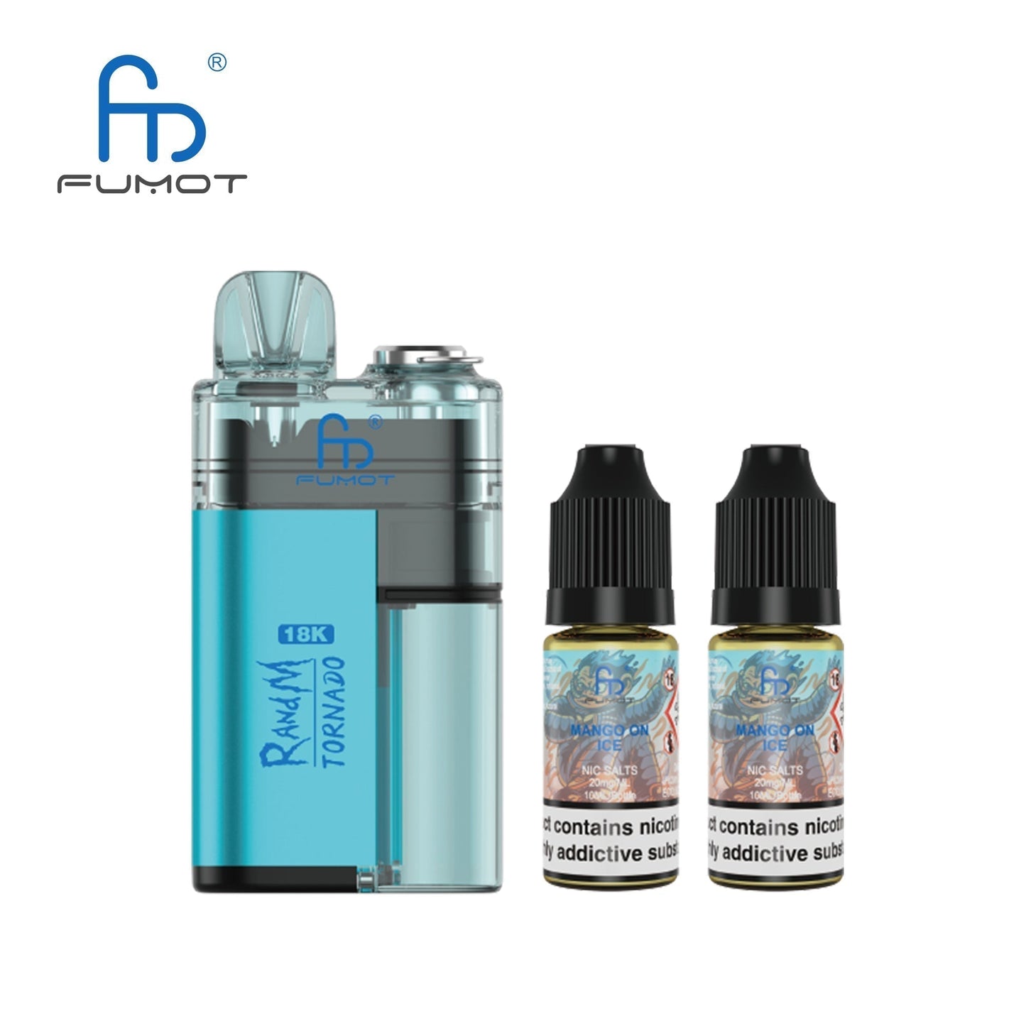 RandM Tornado 18000 Prefilled Vape Pod Kit - Box of 5