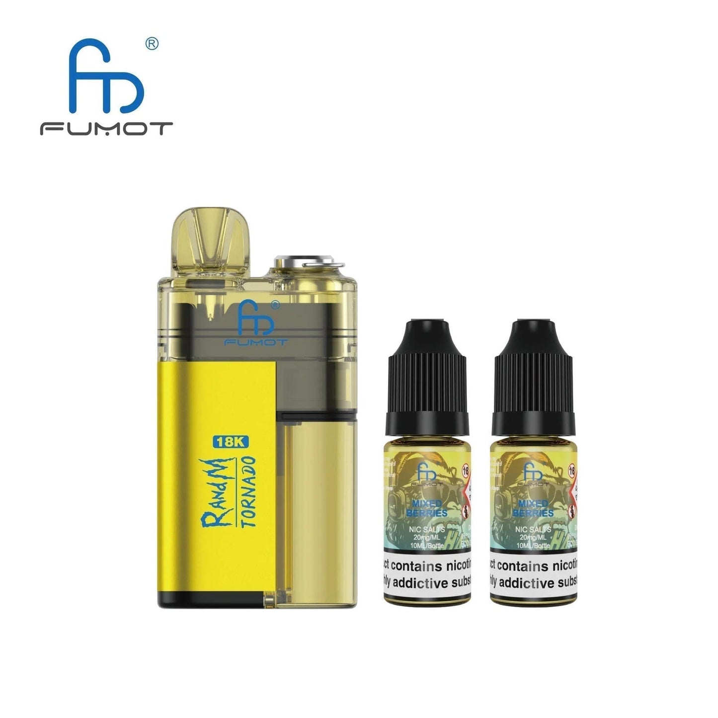 RandM Tornado 18000 Prefilled Vape Pod Kit - Box of 5