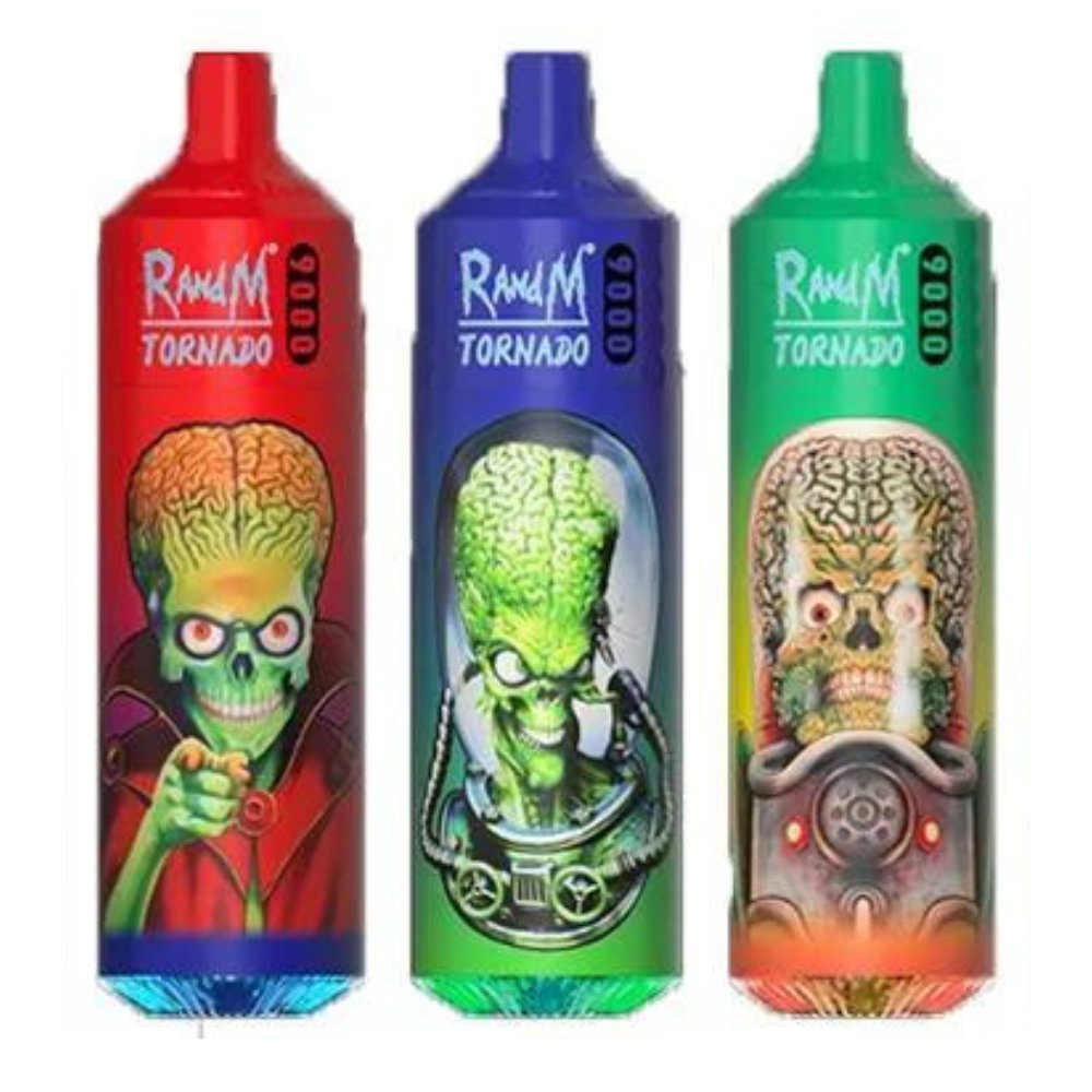 RandM Tornado 9000 Puffs Prefilled Vape Pod Kit - Box of 10