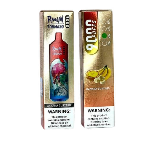 RandM Tornado 9000 Puffs Prefilled Vape Pod Kit - Box of 10