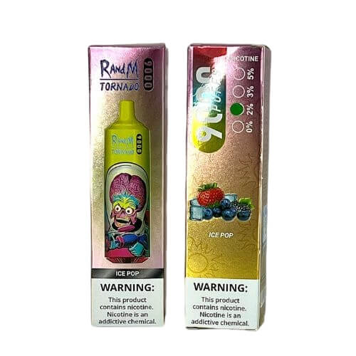 RandM Tornado 9000 Puffs Prefilled Vape Pod Kit - Box of 10