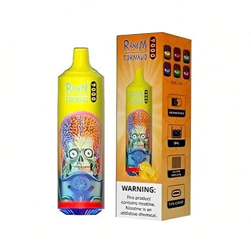 RandM Tornado 9000 Puffs Prefilled Vape Pod Kit - Box of 10