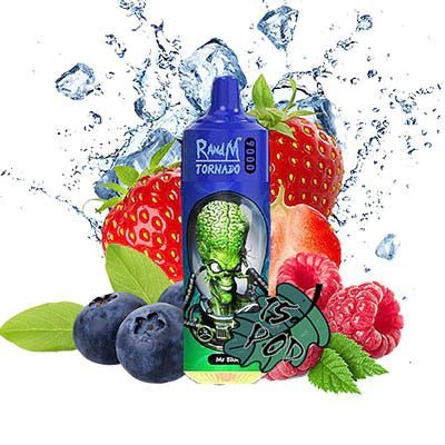 RandM Tornado 9000 Puffs Prefilled Vape Pod Kit - Box of 10