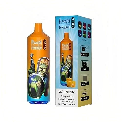 RandM Tornado 9000 Puffs Prefilled Vape Pod Kit - Box of 10