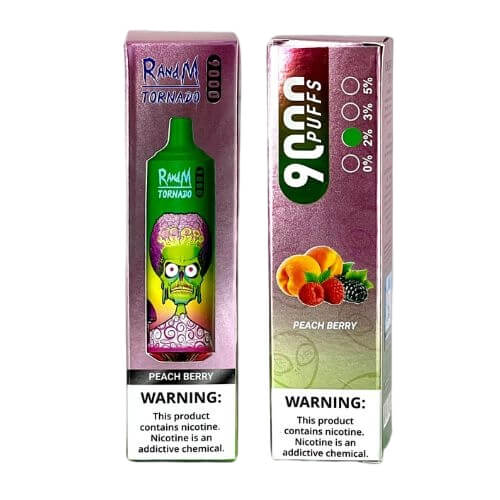 RandM Tornado 9000 Puffs Prefilled Vape Pod Kit - Box of 10