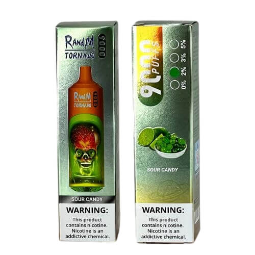 RandM Tornado 9000 Puffs Prefilled Vape Pod Kit - Box of 10