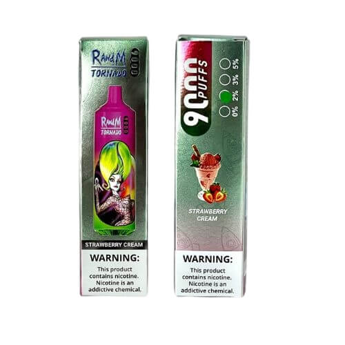 RandM Tornado 9000 Puffs Prefilled Vape Pod Kit - Box of 10