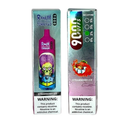 RandM Tornado 9000 Puffs Prefilled Vape Pod Kit - Box of 10
