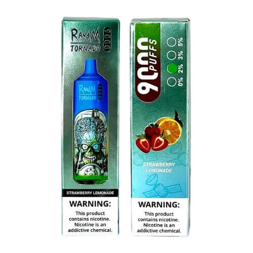 RandM Tornado 9000 Puffs Prefilled Vape Pod Kit - Box of 10