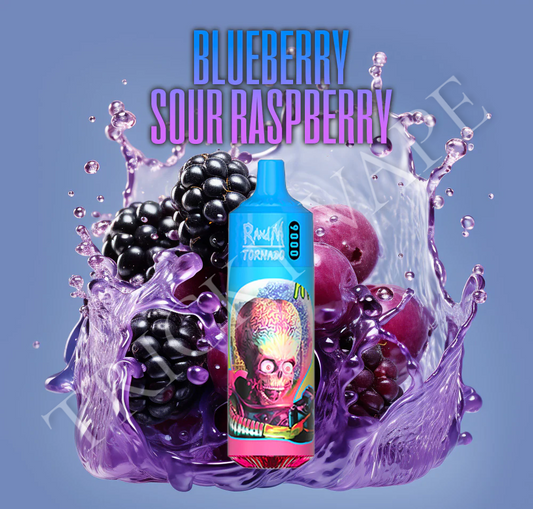 RandM 9000 - Blaubeere-Sauer-Himbeere