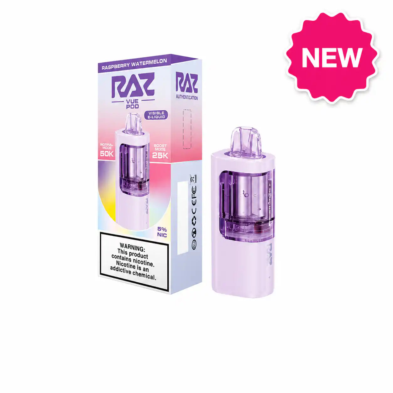 Raspberry Watermelon - RAZ Vue 50K Disposable Pod