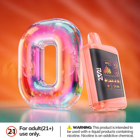 RAZ LTX Zero 25K Puffs Disposable Vape | 0% Nic