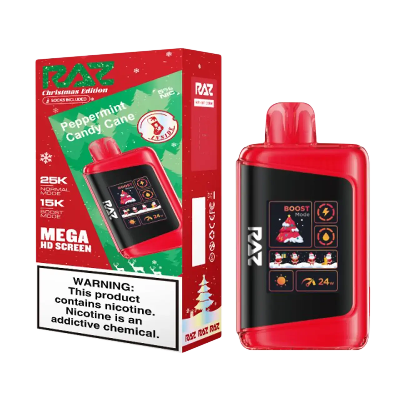 Raz LTX Vape 25K Weihnachtsedition