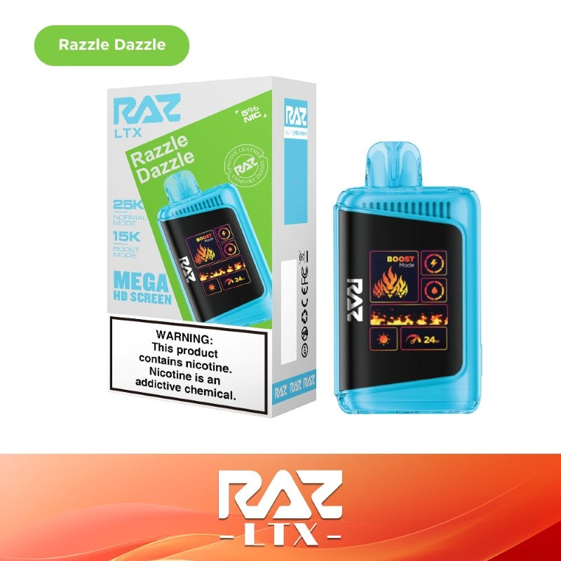RAZ LTX 25K Disposable Vape 16ml 5%