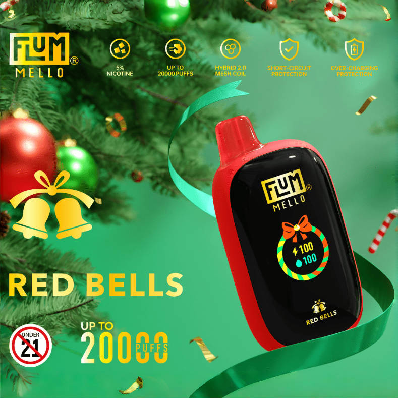 🎄 Flum Mello Christmas Limited Edition Disposable Vape (15ml, 5% )