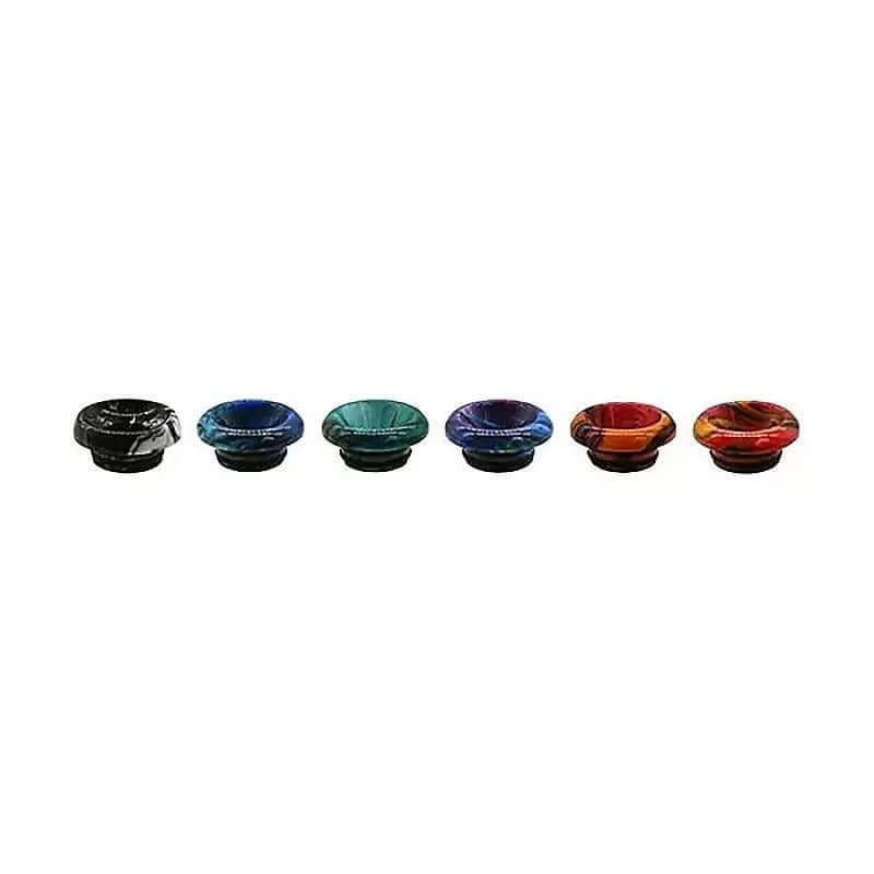 REEWAPE R18 - Pack de 6 Drip Tips 810 Resin